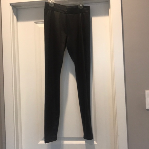 Mossimo black leggings w/ sheen - Picture 1 of 5